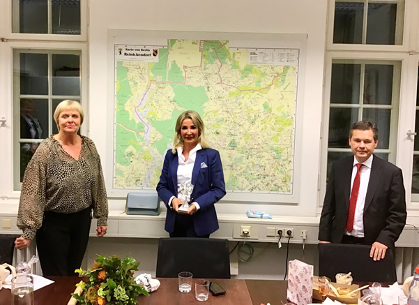 Gewinnerin des Wettbewerbes „Reinickendorfer Frauen in Führung“ 2020 ist Beatrice Naumann